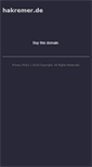 Mobile Screenshot of hakremer.de